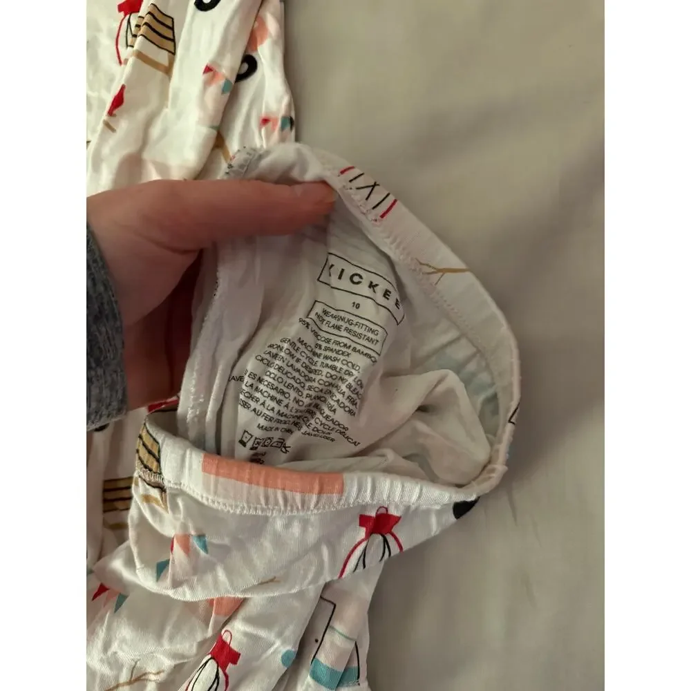 Kickee Pants Camping pajamas size 10